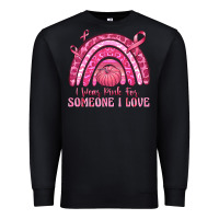 Black i wear pink for someone i love Premium Sweatshirt - texasbilliewilder
