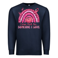Navy i wear pink for someone i love Premium Sweatshirt - texasbilliewilder