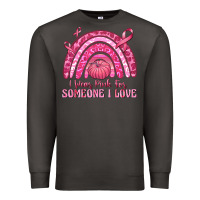Smoke i wear pink for someone i love Premium Sweatshirt - texasbilliewilder