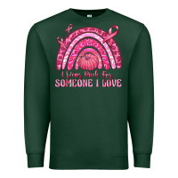 Sports Green i wear pink for someone i love Premium Sweatshirt - texasbilliewilder