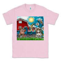 Bubblegum Pink happy easter Classic Tee - CowhideDigitalArt