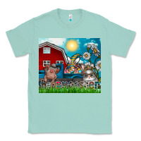 Seafoam happy easter Classic Tee - CowhideDigitalArt