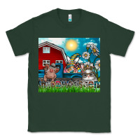 Sports Green happy easter Classic Tee - CowhideDigitalArt