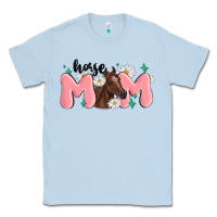 Dusty Blue horse mom Classic Tee - MaliasSmallBusiness