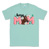 Seafoam horse mom Classic Tee - MaliasSmallBusiness