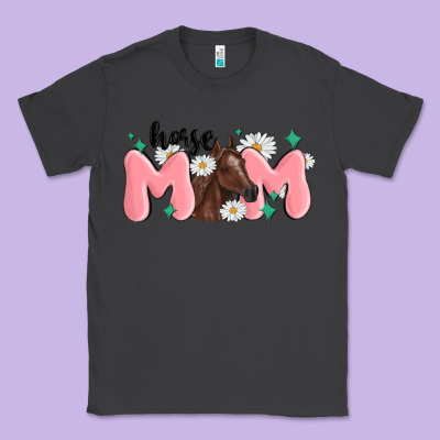 Horse Mom Classic Tee Designed By Maliassmallbusiness