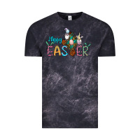Cloud Black cross rabbit gnomes happy easter Vintage Tee - Jasminsmagicworld