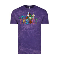 Cloud Purple cross rabbit gnomes happy easter Vintage Tee - Jasminsmagicworld