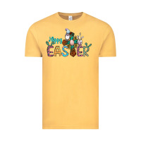 Vintage Mustard cross rabbit gnomes happy easter Vintage Tee - Jasminsmagicworld