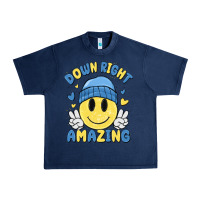 Navy down right amazing Urban Heavy Tee - MaliasSmallBusiness