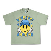 Oil Green down right amazing Urban Heavy Tee - MaliasSmallBusiness