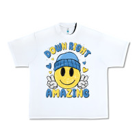 White down right amazing Urban Heavy Tee - MaliasSmallBusiness