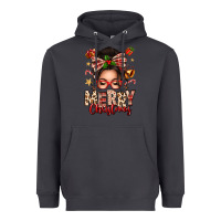 Smoke merry christmas messy bun Heavyweight Hoodie - texasbilliewilder