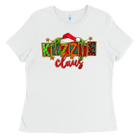 White Christmas kizzie claus Ladies Tee - FaDigitalArtStudio