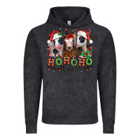 Vintage Black ho ho ho heifer christmas heifers Vintage Hoodie - Jasminsmagicworld
