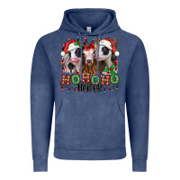 Vintage Denim ho ho ho heifer christmas heifers Vintage Hoodie - Jasminsmagicworld