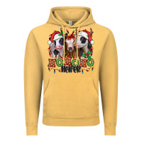 Vintage Mustard ho ho ho heifer christmas heifers Vintage Hoodie - Jasminsmagicworld