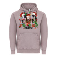 Vintage Zinc ho ho ho heifer christmas heifers Vintage Hoodie - Jasminsmagicworld