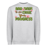 Heather Grey mental health uplifting quote Heavyweight Sweatshirt - MaliasSmallBusiness
