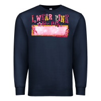 Navy Personalized i wear pink for my Premium Sweatshirt - texasbilliewilder