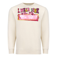 Sandshell Personalized i wear pink for my Premium Sweatshirt - texasbilliewilder