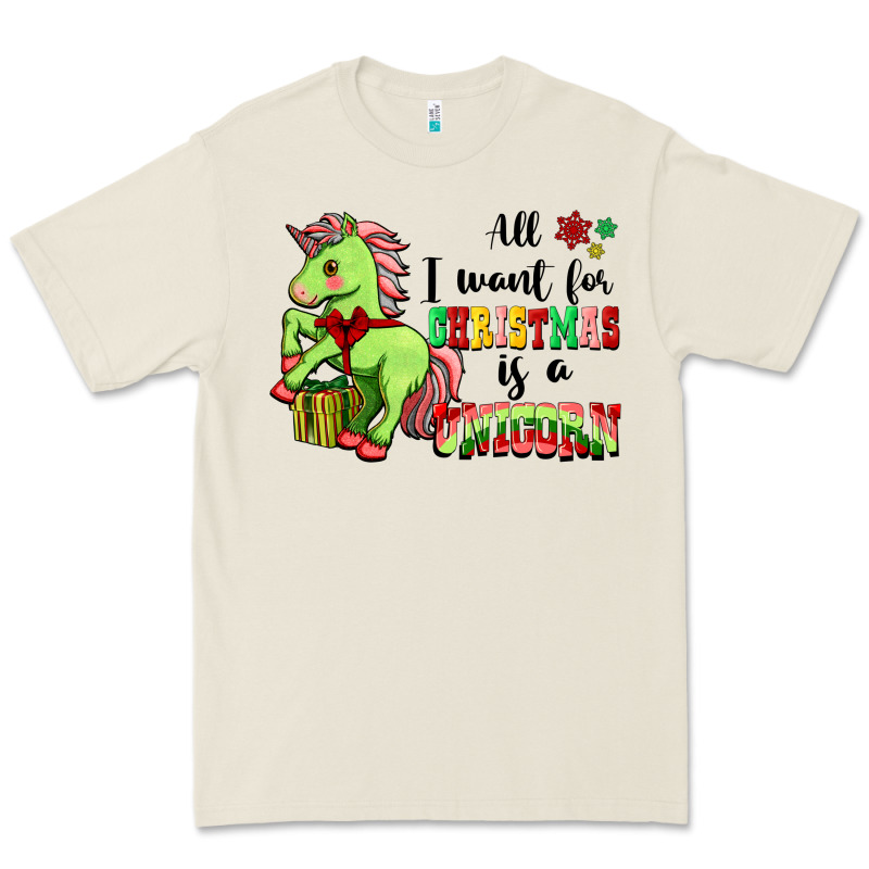 All I Want For Christmas Is A Unicorn Premium Tee by FaDigitalArtStudio | Teevron