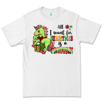 White All I Want For Christmas Is A Unicorn Premium Tee - FaDigitalArtStudio