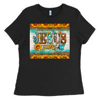 Black jesus saves tumbler Ladies Tee - HRA Design Shop
