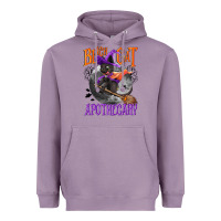 Lavender Black cat apothecary Heavyweight Hoodie - NancyCooperArtShop