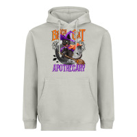 Moon Dust Black cat apothecary Heavyweight Hoodie - NancyCooperArtShop