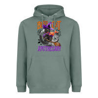 Sage Black cat apothecary Heavyweight Hoodie - NancyCooperArtShop