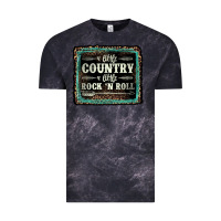 Cloud Black a little country a little rock n roll Vintage Tee - AdoDesignShop