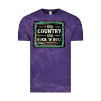 Cloud Purple a little country a little rock n roll Vintage Tee - AdoDesignShop