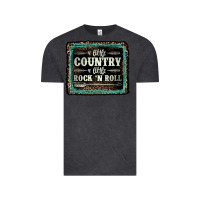 Vintage Black a little country a little rock n roll Vintage Tee - AdoDesignShop