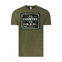 Vintage Olive a little country a little rock n roll Vintage Tee - AdoDesignShop