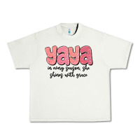 Pistachio yaya in every season, she shines with grace Urban Heavy Tee - MaliasSmallBusiness