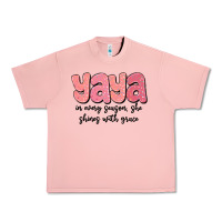 Salmon yaya in every season, she shines with grace Urban Heavy Tee - MaliasSmallBusiness