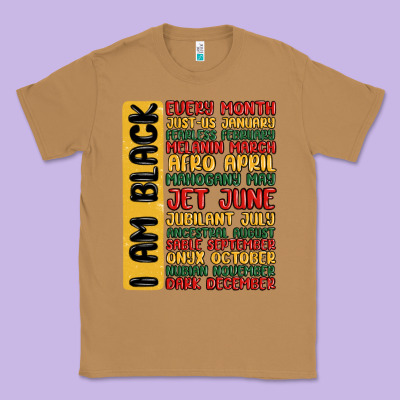 Black History  Month Classic Tee Designed By Maliassmallbusiness