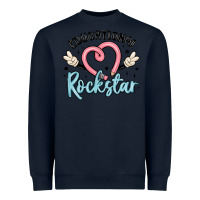 Navy educational rockstar Heavyweight Sweatshirt - MaliasSmallBusiness