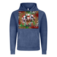 Vintage Denim ho ho ho heifer Christmas heifers Vintage Hoodie - Jasminsmagicworld
