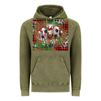 Vintage Olive ho ho ho heifer Christmas heifers Vintage Hoodie - Jasminsmagicworld