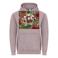 Vintage Zinc ho ho ho heifer Christmas heifers Vintage Hoodie - Jasminsmagicworld