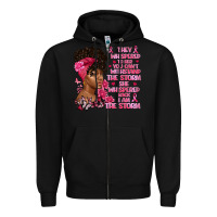 Black They whispered to her you can't withstand the Zipper Hoodie - Artiststas