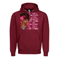 Burgundy They whispered to her you can't withstand the Zipper Hoodie - Artiststas