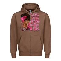 Chestnut They whispered to her you can't withstand the Zipper Hoodie - Artiststas