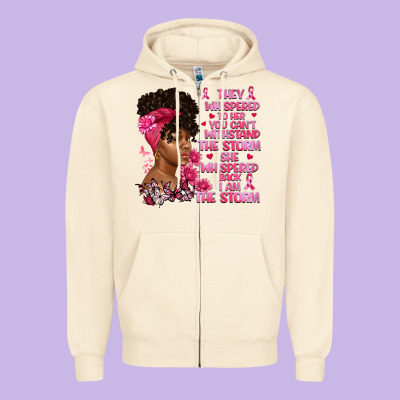 They Whispered To Her You Can't Withstand The Zipper Hoodie Designed By Artiststas