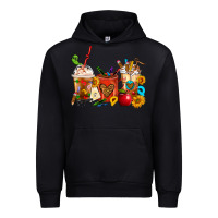 Black Teacher Coffee Cups Urban Hoodie - FaDigitalArtStudio