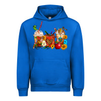Cobalt Teacher Coffee Cups Urban Hoodie - FaDigitalArtStudio