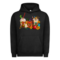 Pigment Black Teacher Coffee Cups Urban Hoodie - FaDigitalArtStudio