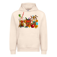 Sandshell Teacher Coffee Cups Urban Hoodie - FaDigitalArtStudio